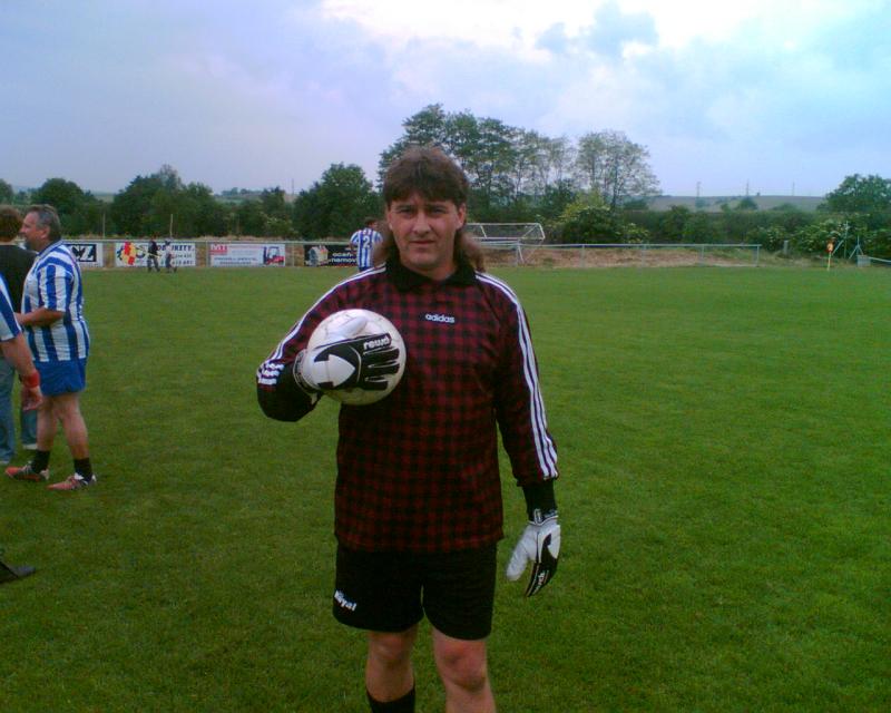 Starší páni ve Vlkoši 16.6.2007 ( brankář Radek Zajac )